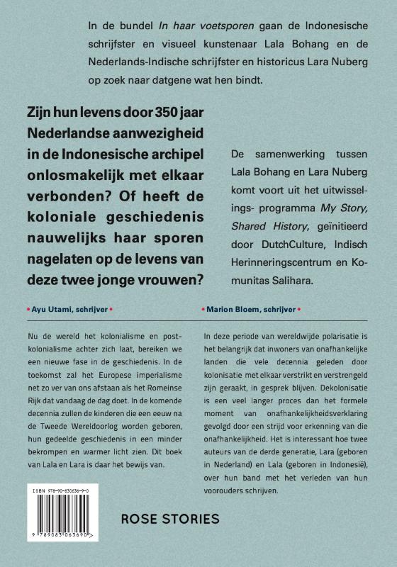 In haar voetsporen achterkant