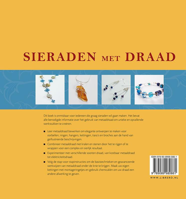 Sieraden met draad achterkant
