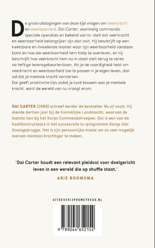 Mentale kracht achterkant