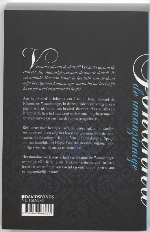 Johanna de Waanzinnige achterkant