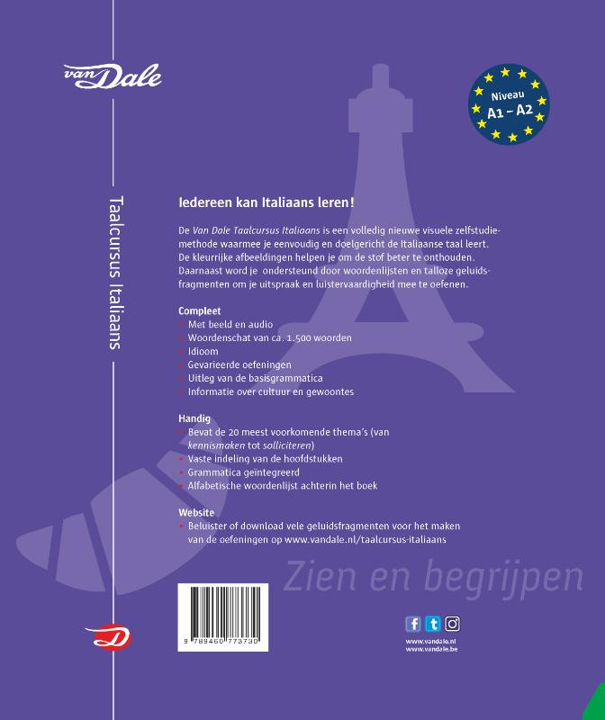 Van Dale taalcursus Italiaans achterkant