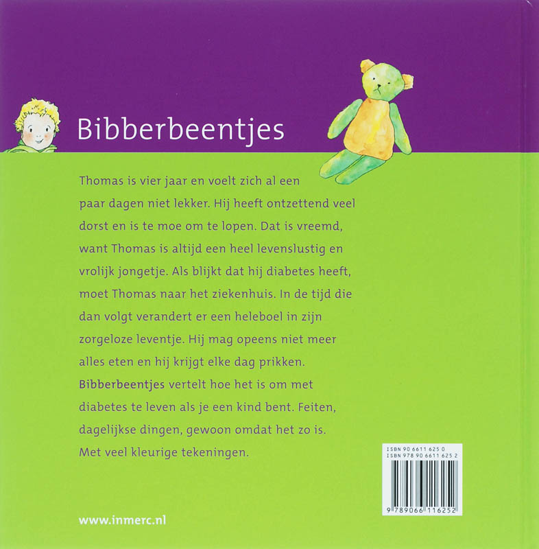 Bibberbeentjes achterkant