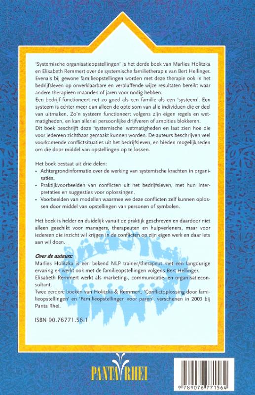 Systemische organisatieopstellingen achterkant