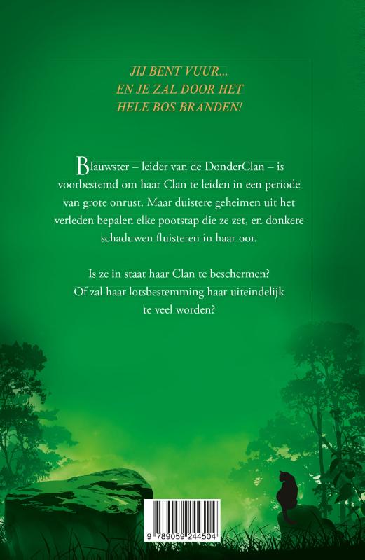 Blauwsters voorspelling achterkant