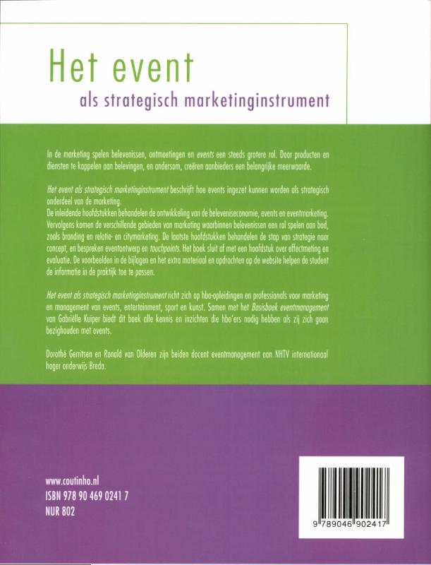Het event als strategisch marketinginstrument achterkant