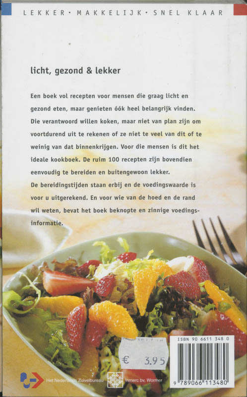 Licht, Gezond & Lekker achterkant