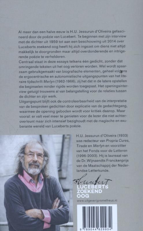 Luceberts zoekend oog achterkant