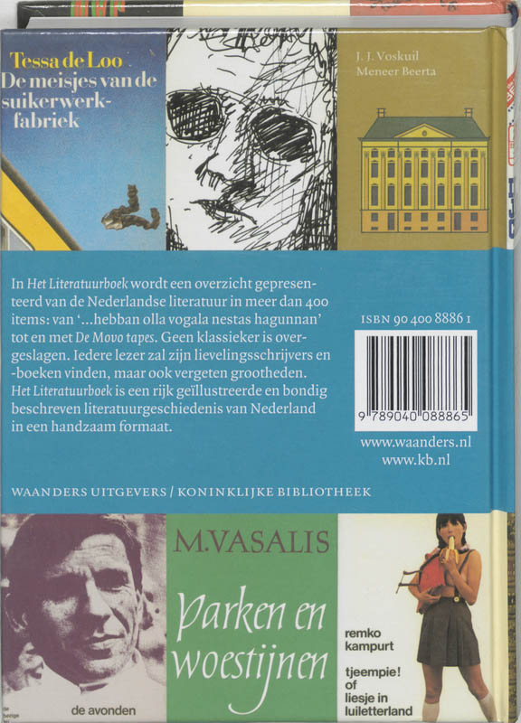 Het Literatuurboek achterkant