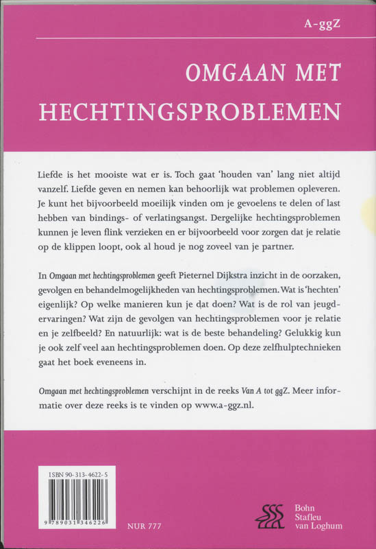 Omgaan met hechtingsproblemen / A-ggZ achterkant