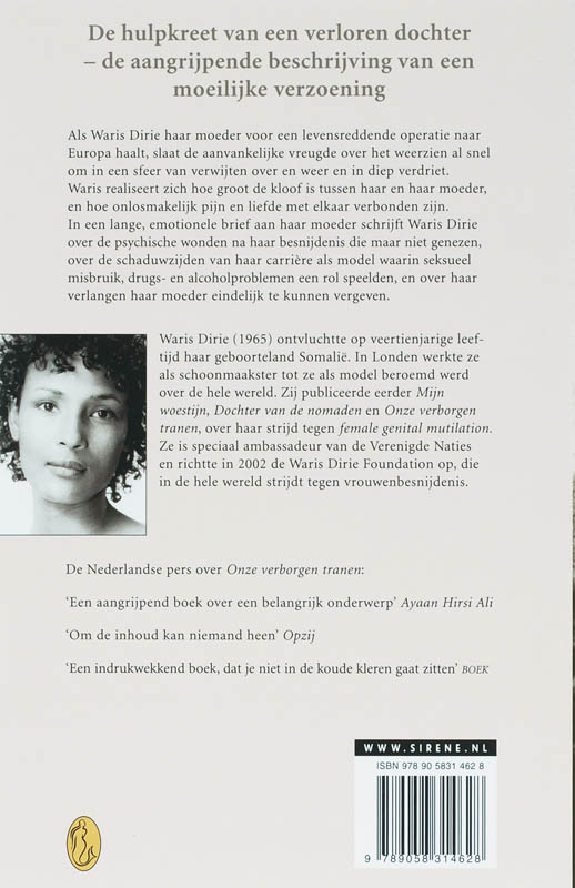 Brief aan mijn moeder achterkant