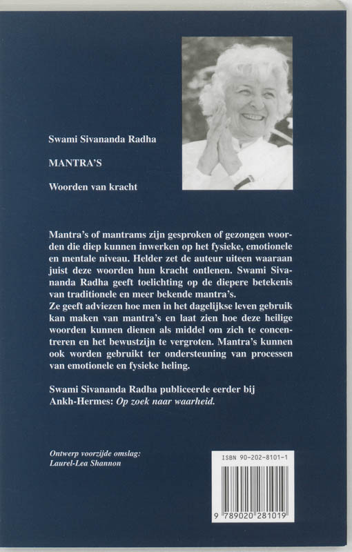 Mantra's achterkant