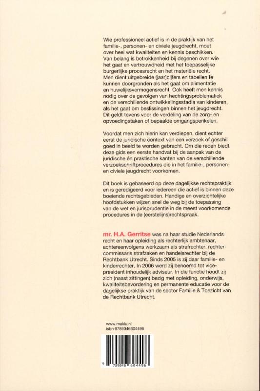 Praktijkgids familie- en jeugdrecht achterkant