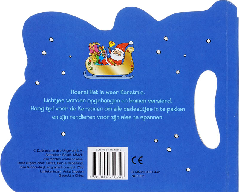 Ho, ho, ho, Daar is de Kerstman ! achterkant