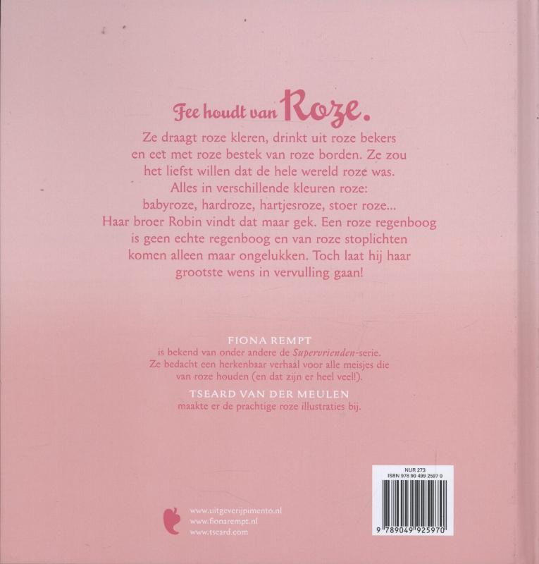 Roze achterkant