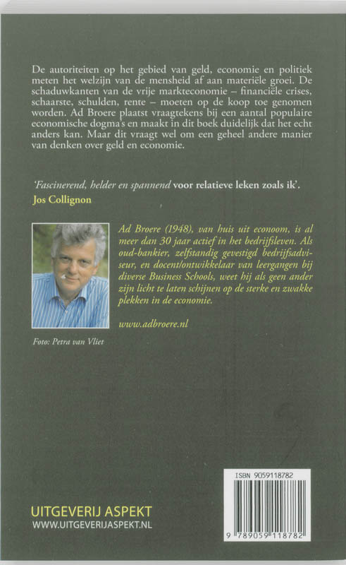 Een menselijke economie achterkant