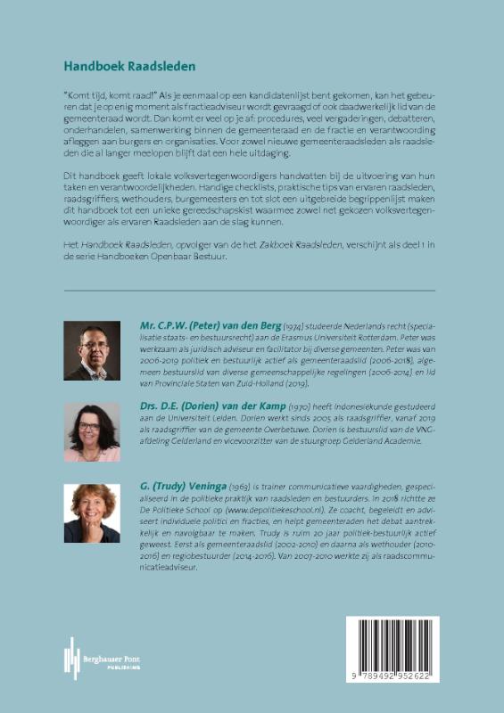 Handboek Raadsleden achterkant