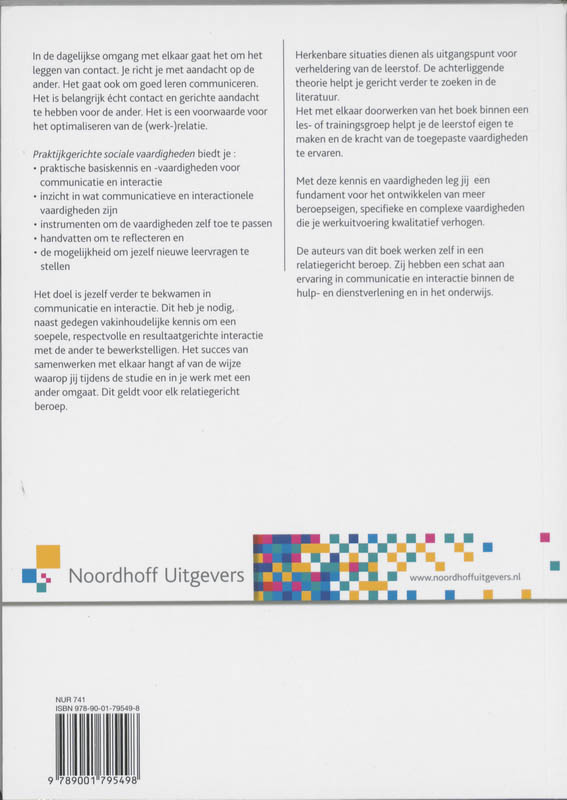 Praktijkgerichte sociale vaardigheden achterkant