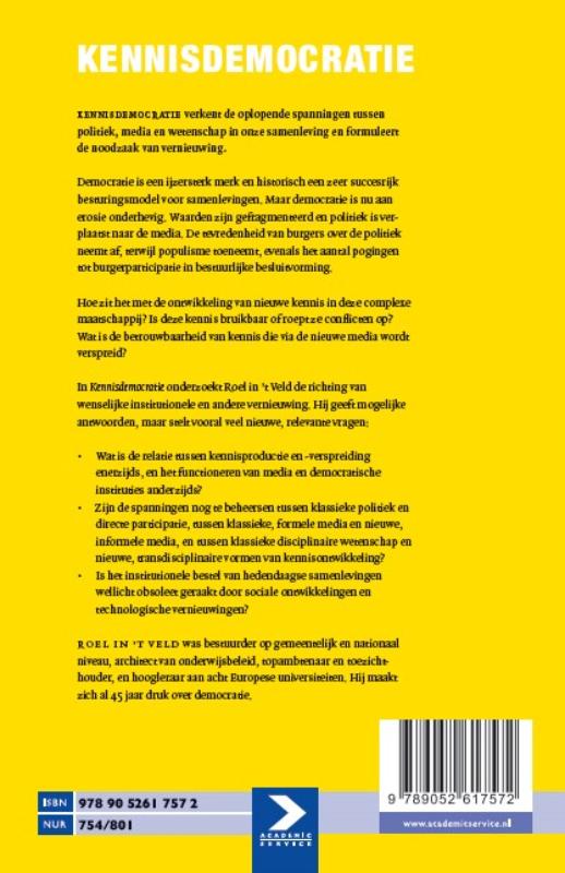 Kennisdemocratie achterkant