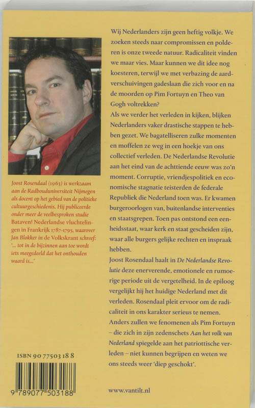 De Nederlandse Revolutie achterkant