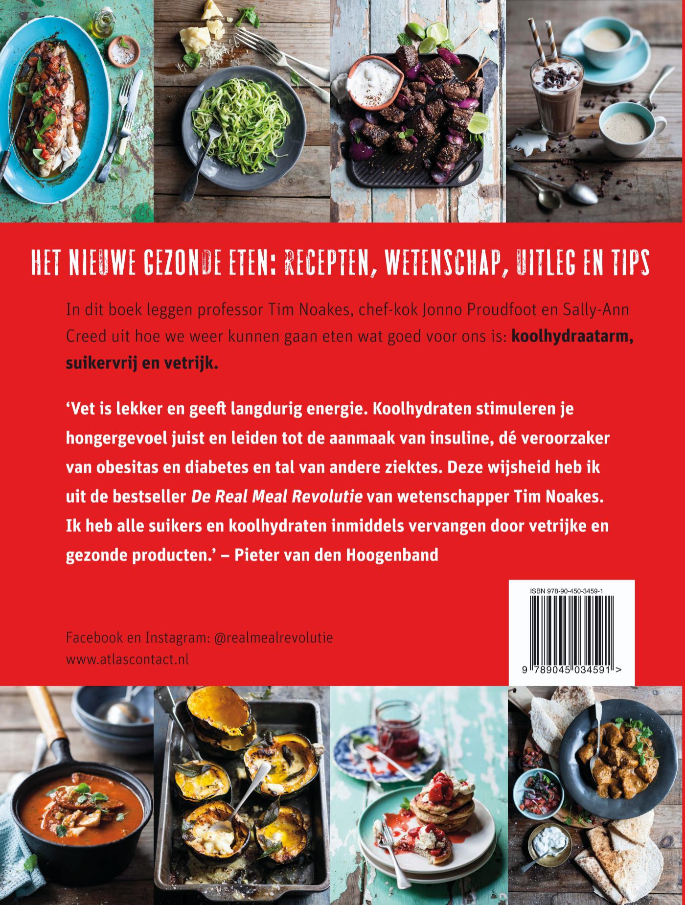 Koolhydraatarm, suikervrij, vetrijk achterkant