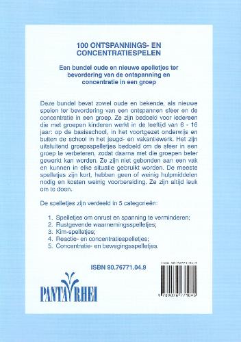 100 ontspannings- en concentratiespelen achterkant