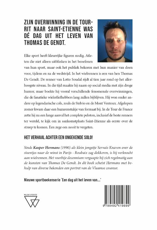 Een dag uit het leven van Thomas De Gendt / Een dag uit het leven van / 4 achterkant