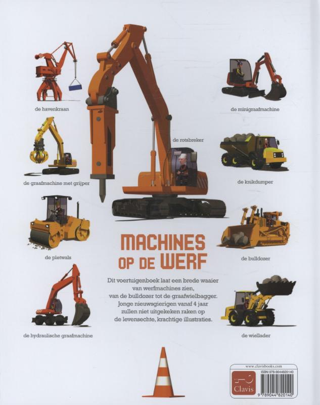 Machines op de werf achterkant