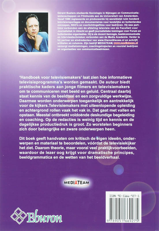 Handboek voor televisiemakers achterkant