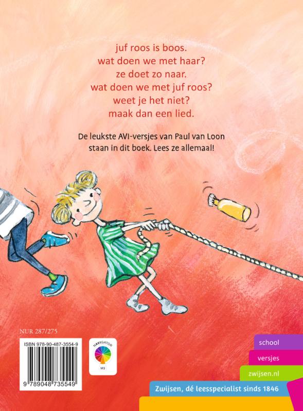 wat doen we met de juf? / AVI-lezen met Paul van Loon achterkant