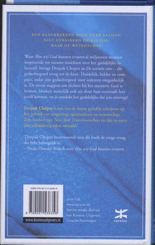 De essentie van Hoe wij God kunnen ervaren achterkant