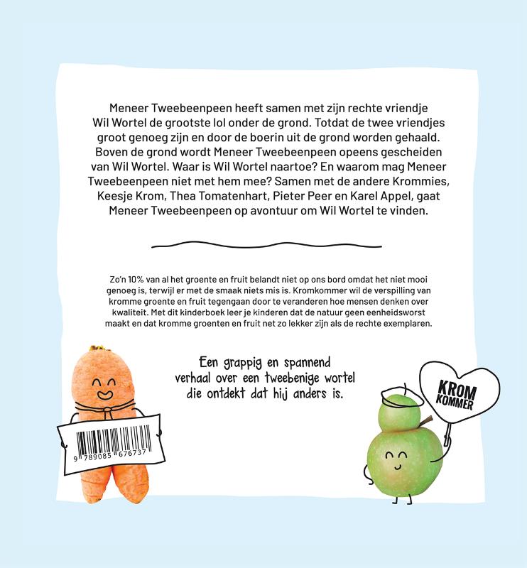 Meneer Tweebeenpeen / De Krommies achterkant