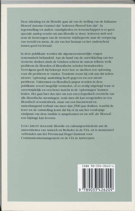 Filosofie Is Voor Iedereen achterkant