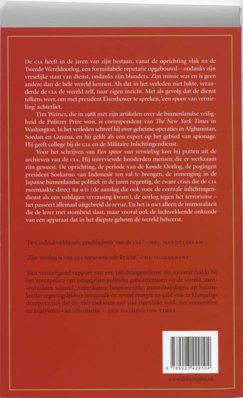 Een spoor van vernieling achterkant