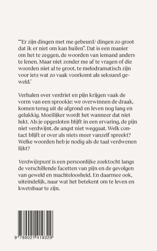 Verdwijnpunt achterkant