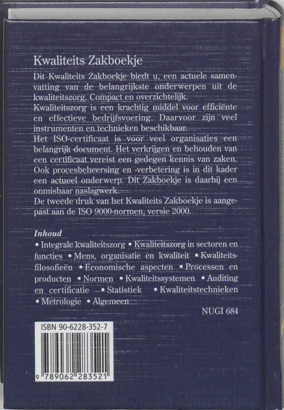 Poly Kwaliteits Zakboekje Dr2 achterkant