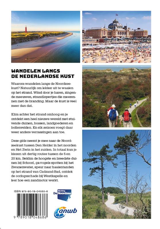 Wandelen langs de Nederlandse Kust! / ANWB wandelgids achterkant