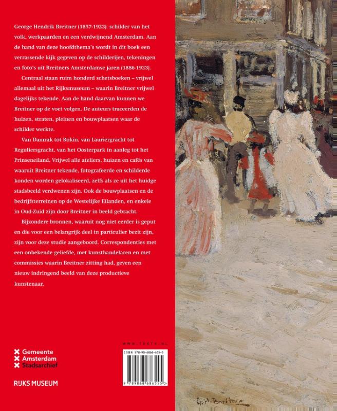 George Hendrik Breitner in Amsterdam achterkant