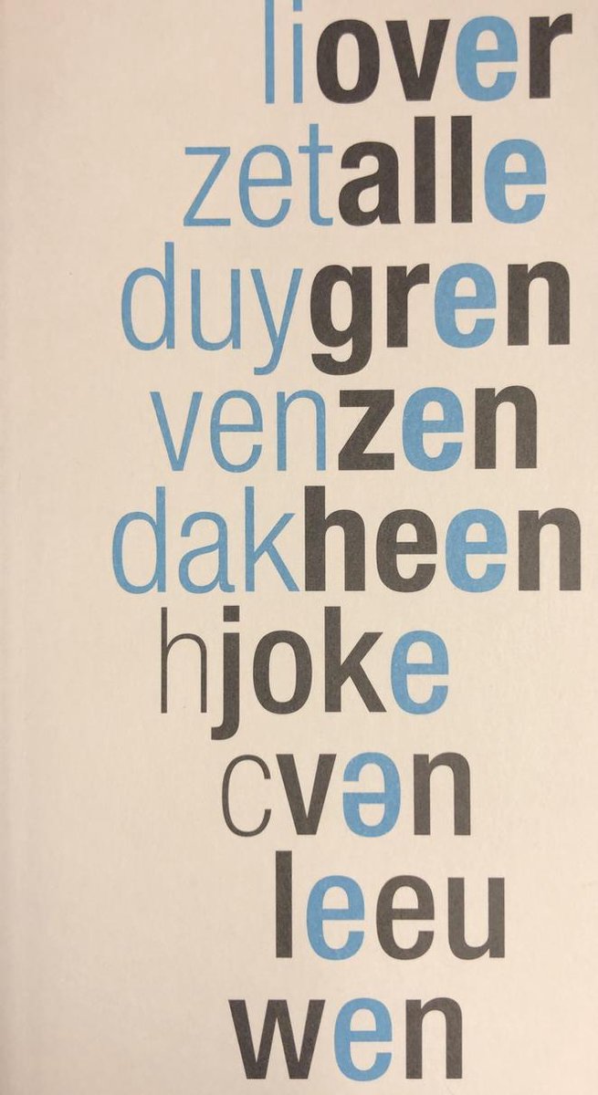 Over alle grenzen heen