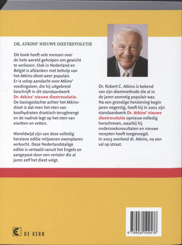 Dr. Atkins nieuwe dieet revolutie achterkant