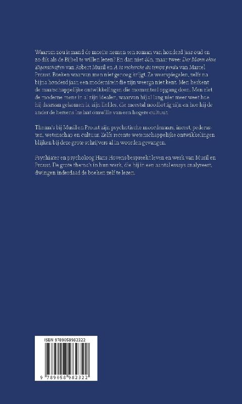 Robert Musil - Marcel Proust achterkant