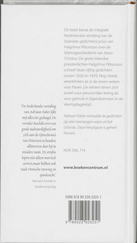 Passiepsalmen achterkant