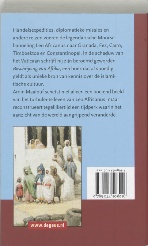De Geograaf Van De Paus achterkant