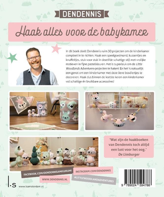 Little woodland adventures - haken met Dendennis achterkant