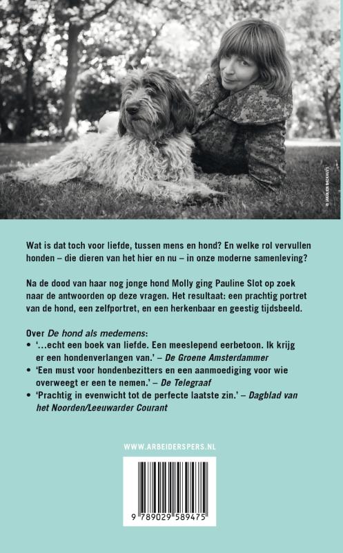 De hond als medemens achterkant