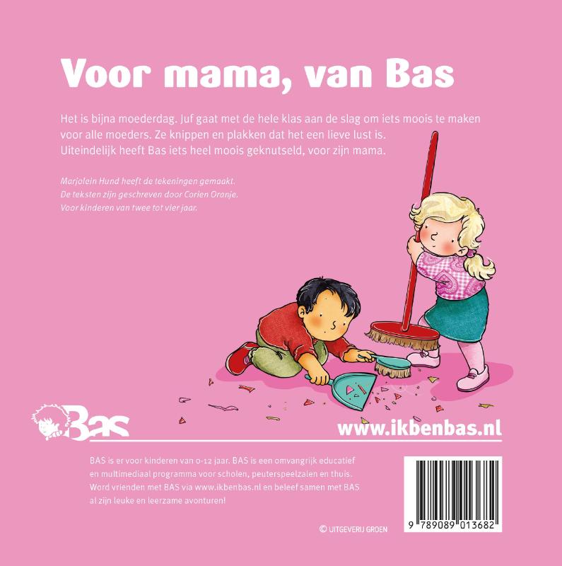 Bas  -   Voor mama, van Bas achterkant