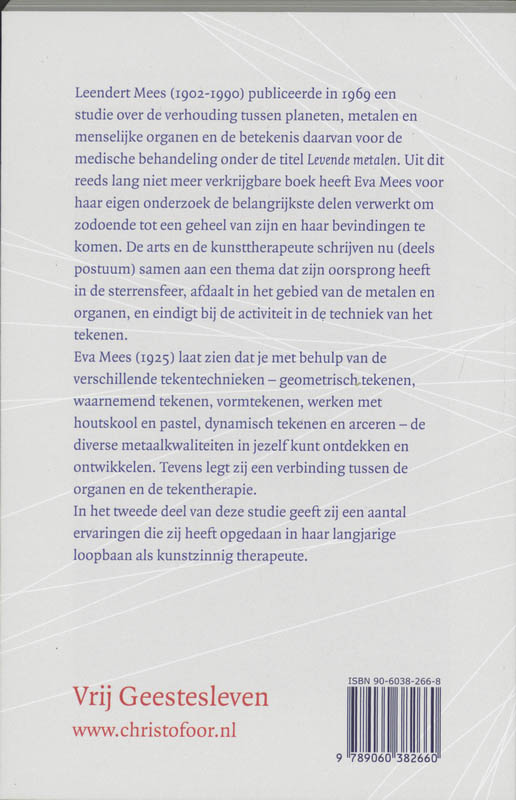 Tekenen als therapie achterkant