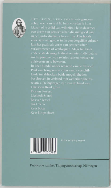 'Omdat wij van ons zelf geen huis zijn' / Annalen van het Thijmgenootschap achterkant