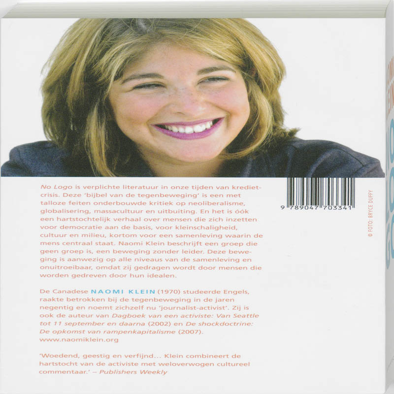 No Logo achterkant