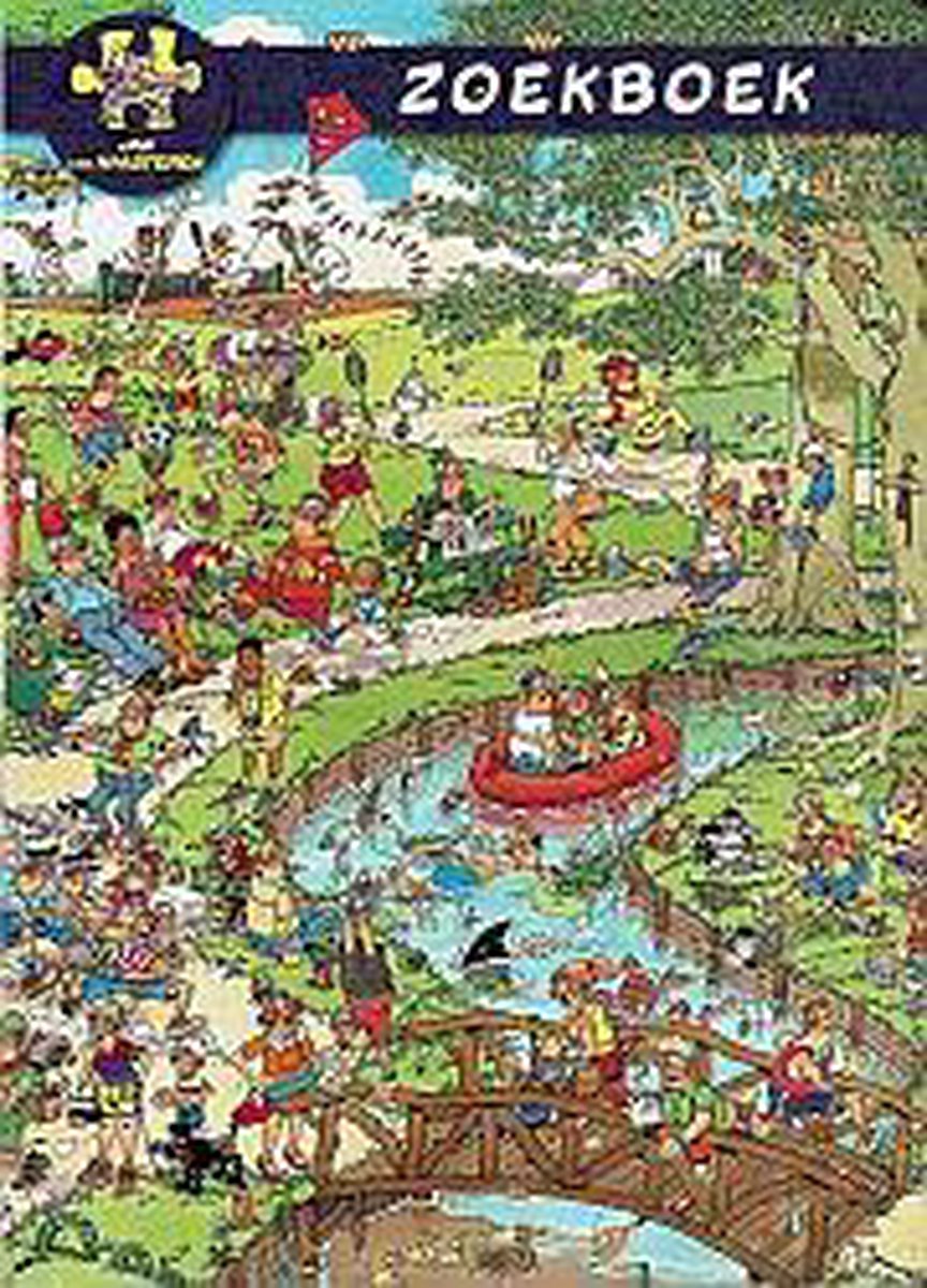 Zoekboek  Jan van Haasteren 1  - in het park - rubber bootje