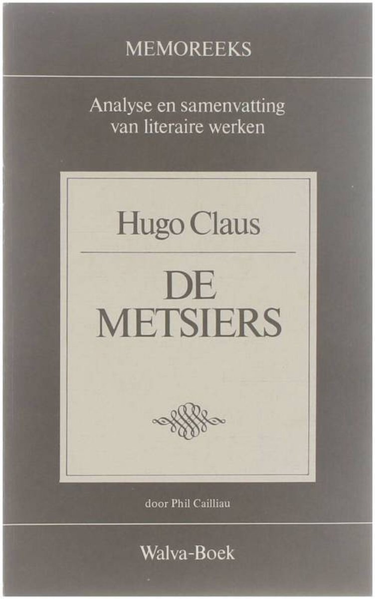 Hugo Claus - De metsiers